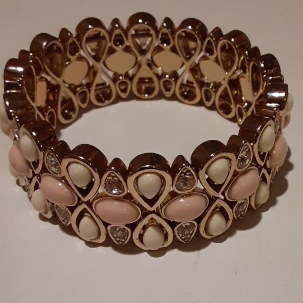 J.Crew Rhinestone And Bead Bracelet